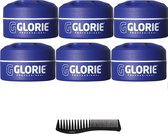 Glorie Fixation Dry Styling Wax Savage 6 stuks x 150 ml + Gratis Styling Comb