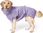 Lill's Hondenbadjas - Purple, Maat M (vanaf 55 cm ruglengte)