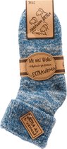 Thermo wollen sokken – 1 paar – blauw maat 39/42