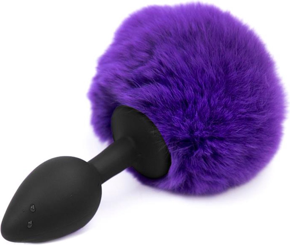 Goedkoopste Butt Plug with Pompon Purple Size S
