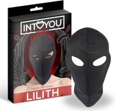 Lilith Incognito Mask with Opening in the Eyes Black