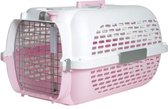 Catit Catit Pet - Middelgrote Witte/Roze Voyager Transportbox | 56x37x28 cm