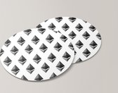 Ethereum onderzetter| ETH bierviltjes| Ethereum bierviltjes |Crypto bierviltjes set van 20 stuks| Bitcoin cadeau| Crypto cadeau | Ethereum cadeau