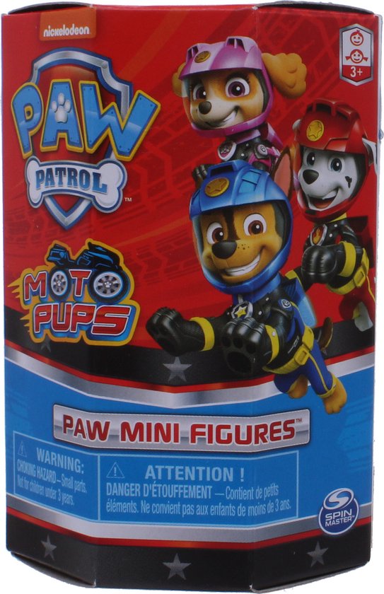 PAW Patrol , Boîte surprise avec mini-figurine Moto Pups à