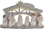 Kerstversiering DKD Home Decor Geboorte/Bethlehem (17 x 5 x 11 cm)