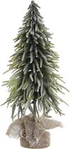 LuxuryLiving - Kerstboom - DKD Home Decor - PVC - LED - Besneeuwd - 28 x 28 x 62 cm