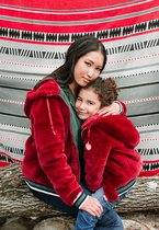 J&JOY - Sweater Vrouwen Manitoba Red/Green