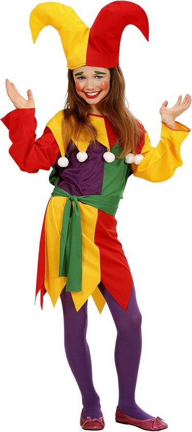 Clown & Nar Kostuum | Hofnar Jolly Joker Kind Kostuum Meisje | | Carnaval kostuum | Verkleedkleding