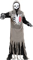 Spook & Skelet Kostuum | Zombie Skelet Kostuum Jongen | Maat 128 | Halloween | Verkleedkleding