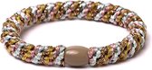 Banditz Haarelastiekje en armbandje 2-in-1 pastel mustard glitter mix  | DEZELFDE DAG VERZONDEN (vóór 15.00u besteld)