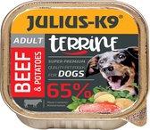 Julius K9 - Nourriture pour chien - Pâté - Nourriture Alimentation humide - Adulte - Boeuf - 10 x 100g