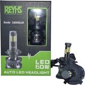 H4 autolampen - Reyhs - 6000K - Wit Dimlicht - Koplampen - set - Dimlicht - Mistlamp - Groot licht - Autolamp universeel - 12V - 24V - Auto verlichting - witte ledlampen - ice white - set van