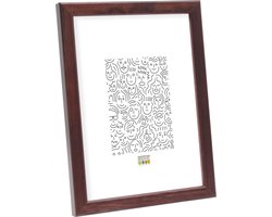 Deknudt Frames fotolijst S41JH4 - hout - bruin - voor foto: 21x29,7 cm