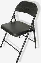 SUPREME  'Metal Folding Chair'. Set van 1 x Zwart & 1 x rood
