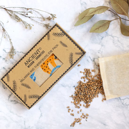 Luxe Lavendel Oogkussen in Cadeauverpakking - Yoga - Meditatie - Ontspanning - Ideaal bij Hoofdpijn & Stress - Luie Luiaard Print van Luxe — afbeelding 3