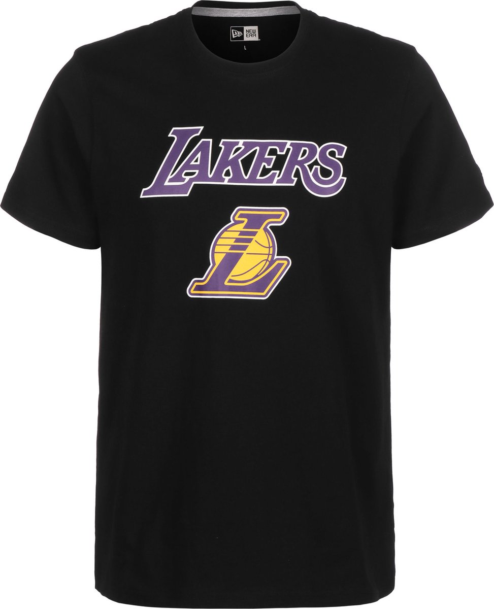 New Era Team Logo Tee - Los Angeles Lakers - Black - XL
