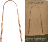 OrganiBrush 100% Koper Tongschraper / Tongreiniger - Antibacterieel - 1 Stuk