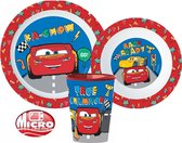 Disney Cars ontbijtset - servies - 3 delig - magentron bestendig