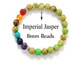 UrbanGoods - Chakra armband - Groen - Armband heren - Armband dames - Armband - Cadeau