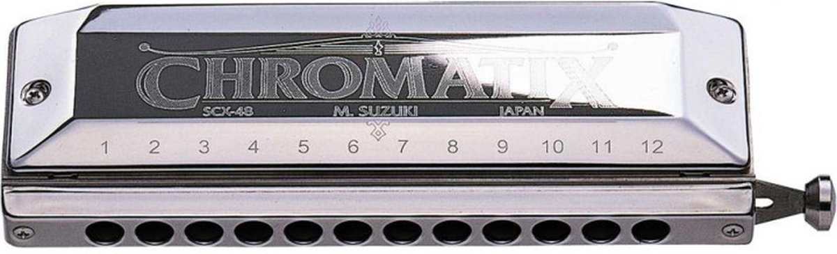 Suzuki Chromatic SCX-48-A - toonsoort A - chromatische mondharmonica