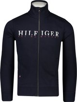 Tommy Hilfiger Vest Blauw Normaal - Maat XXL - Heren - Lente/Zomer Collectie - Katoen;Polyester