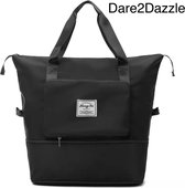 Tas - Reistas - Sporttas - Handbagage - Opvouwbaar - Black - Dare2Dazzle