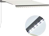 Everest Luifel handmatig uittrekbaar met LED 400x300 cm crème