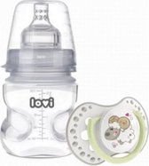 LOVI Setje: Fles Super Vent Medical 150 ml- 0+m en Lovi dynamische fopspeen 0-3 m 0+ manden