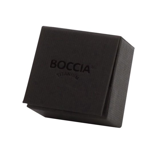 Montre homme Boccia. Titane bl. b.