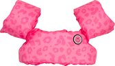 Swim Essentials Puddle jumper - panterprint roze - zwemmen - 2 tot 6 jaar - veilig zwemmen - vakantie