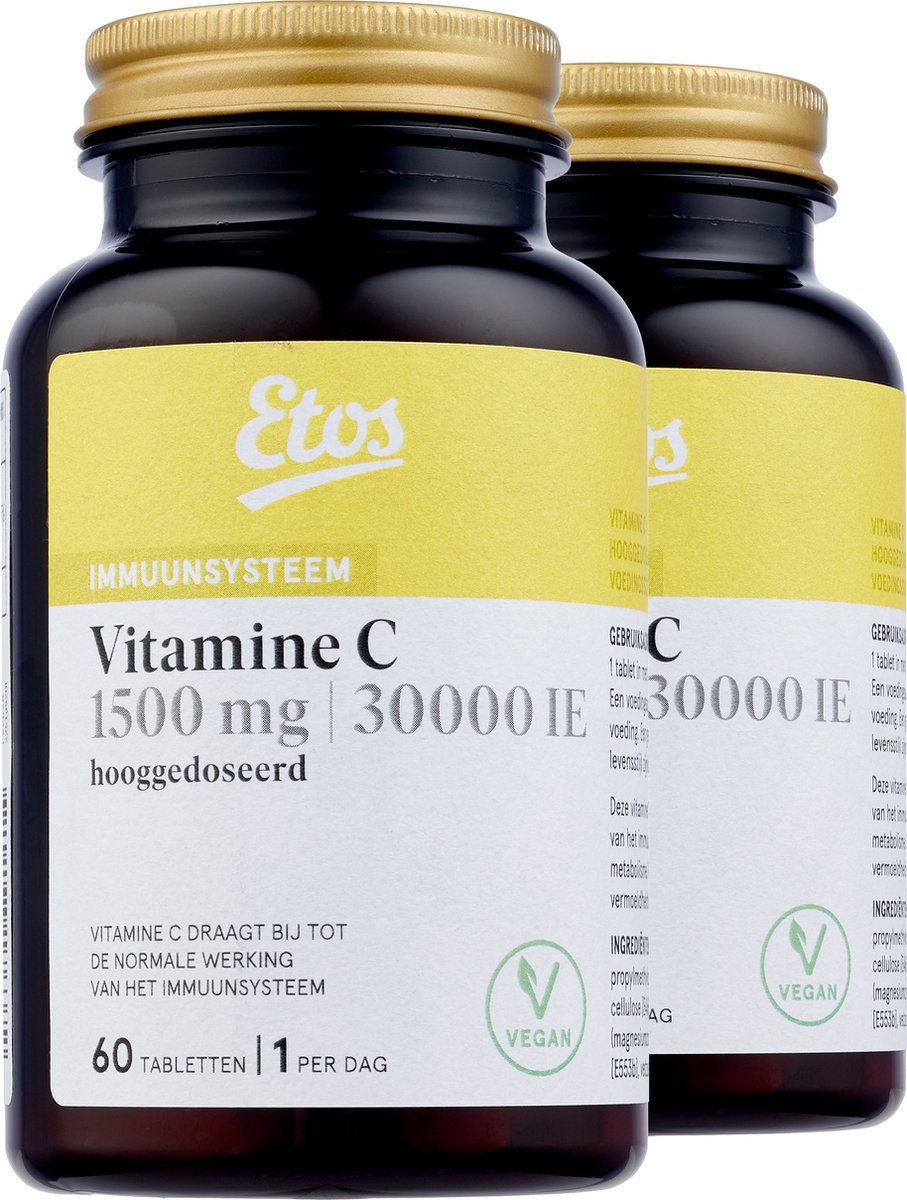 Etos Vitamine C 1500 - 120 tabletten - (2 x 60 )