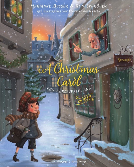 Boek cover A Christmas Carol - Een kerstvertelling op rijm van Marianne Busser (Hardcover)