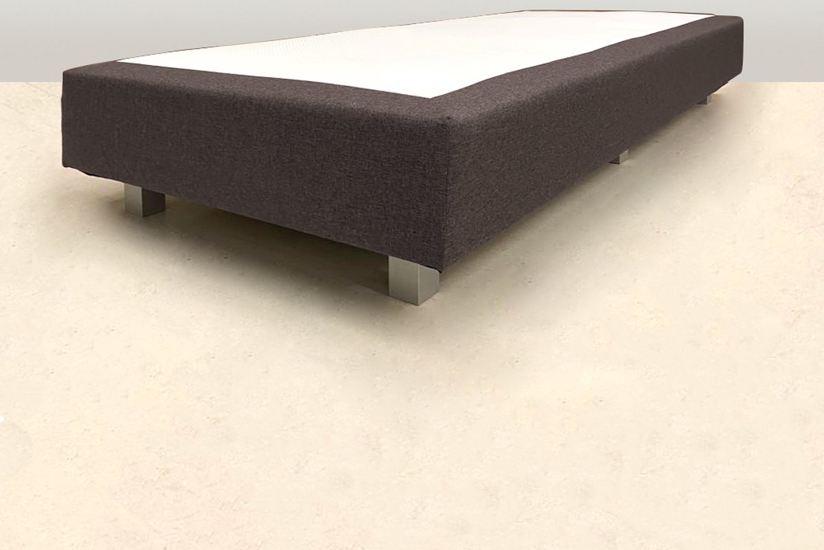 Losse boxspring - BONELLVERING - boxspringonderstel - boxspringbedbodem - zonder matras - 90x200 cm - BRUIN