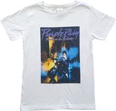 Prince Kinder Tshirt -Kids tm 4 jaar- Purple Rain Wit