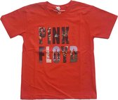 Pink Floyd Kinder Tshirt -Kids tm 8 jaar- Echoes Album Montage Rood