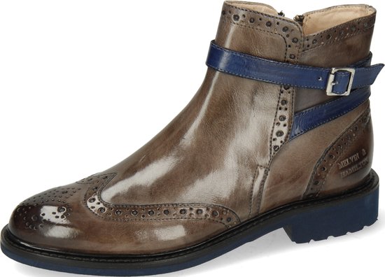 Melvin & Hamilton Selina 25 enkellaarsjes voor dames, groen