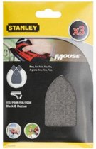 Stanley STA32209 Mouse Palm Grip Schuurpapier Type 1 Wire Wool Sheets | 3 stuks