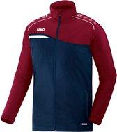 Jako - Rain jacket Competition 2.0 - Rain jacket Competition 2.0 - 152 - marine/donkerrood