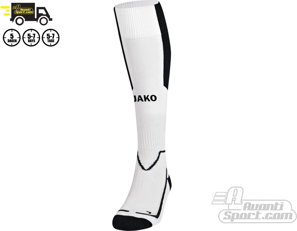 Jako Lazio Voetbalkousen - Wit / Zwart | Maat: 43-46