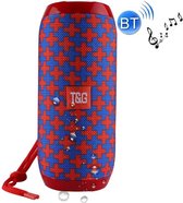 Bluetooth Speaker Red Blue - Rood Blauw-Portable-T&G -Musiek speaker met mic voor handsfree bellen