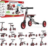 Infento Make & Move Kit 13-in-1 - Kindervoertuig bouwpakket - Loopfiets - Driewieler - Step - 0-6 jaar