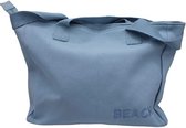 Strandtas Effen Blauw