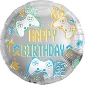 Folieballon Gaming Happy Birthday - 45cm