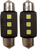 Canbus LED 3SMD C5W 36mm Binnenverlichting 6000k Wit