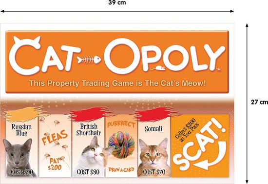 Boek: Cat-Opoly - bordspel, geschreven door Late For The Sky
