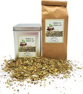 De Gouden Kat - Weerstand Kruidenthee + Blik - Kruidenthee met Eucalyptus en Vlierbloesem - 100 gram