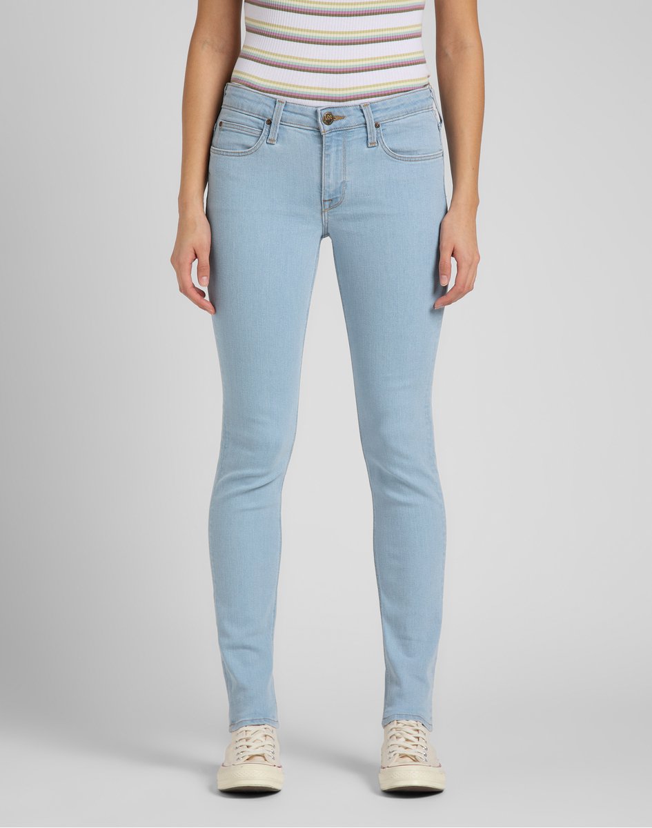 LEE Scarlett Light Kali Dames Skinny Jeans 30_33 Blauw