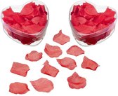 1000x rozenblaadjes rood voor Valentijn of bruiloft - Valentijnsdag/bruiloft decoratie/versiering