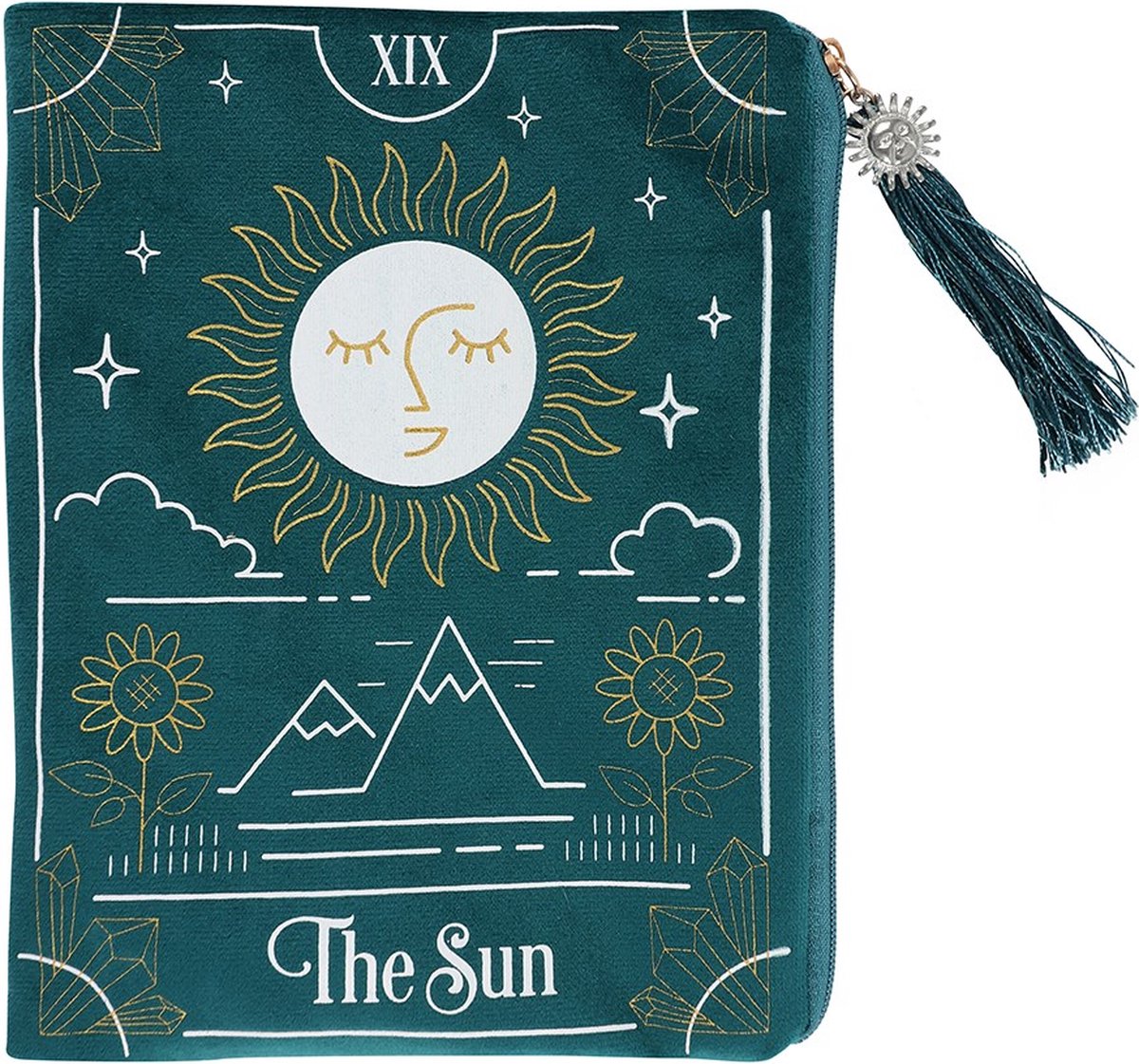 Of Alchemy Tarot Buidel Met Rits - The Sun - De Zon - Tarotkaart illustratie - Tarot Bag