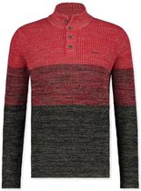 Pullover Button Down Mintaro Rood Multicolor (21KN495 - 1588)